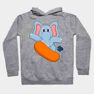 Elephant Snowboard Winter sports Hoodie